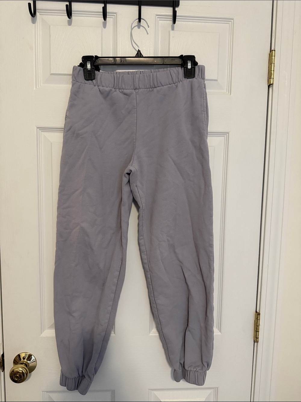 Brandy Melville Lavender Gray Track Joggers